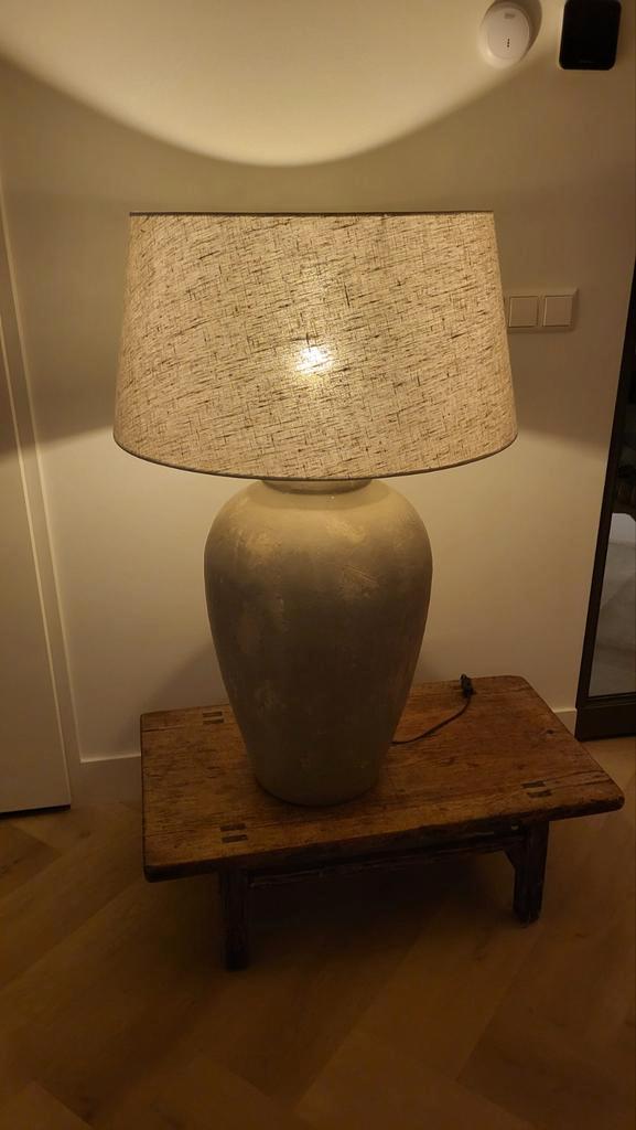 Mooie kruiklamp met kap - 95 cm hoog, Huis en Inrichting, Lampen | Vloerlampen, Zo goed als nieuw, Minder dan 100 cm, Ophalen