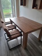 twee nieuwe eetstoelen, Ophalen, Nieuw, Bruin, Twee
