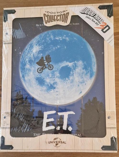 E.T. houten movie poster wooden art, Verzamelen, Film en Tv, Nieuw, Film, Poster, Ophalen of Verzenden