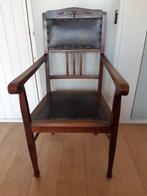 Armstoel met leer, Ophalen