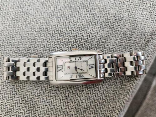 Tommy Hilfiger Dameshorloge Zilver, Sieraden, Tassen en Uiterlijk, Horloges | Dames, Gebruikt, Polshorloge, Overige merken, Staal