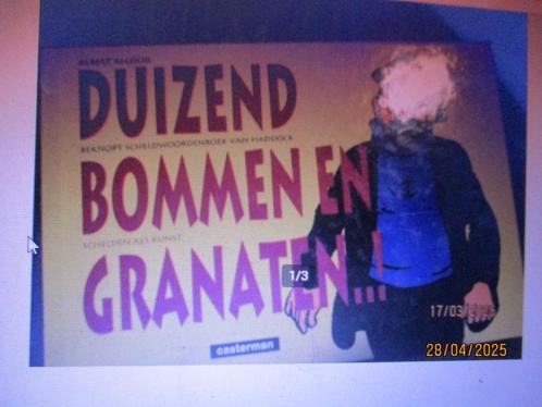 duizend bommen en granaten..! Albert Algoud 9789030327141 #, Boeken, Stripboeken, Gelezen, Eén stripboek, Ophalen of Verzenden