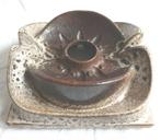 Fischer Leuchten Germany keramiek wandlamp  jr 70 lamp, Ophalen of Verzenden, Zo goed als nieuw, Overige materialen, Retro space age Germany