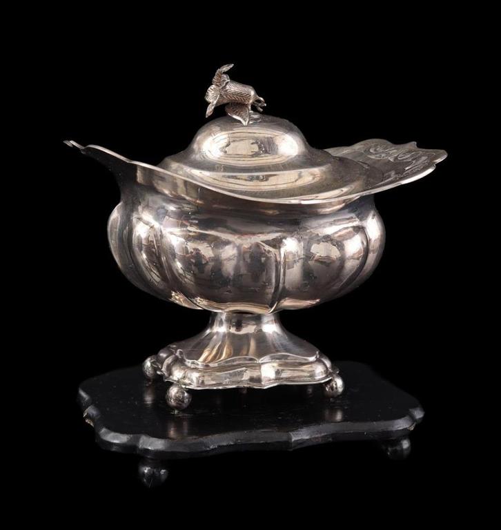 Zilveren Pijpcomfoor C.J. Bruinings Joure jaarletter 1850, Antiek en Kunst, Antiek | Goud en Zilver, Zilver, Ophalen of Verzenden