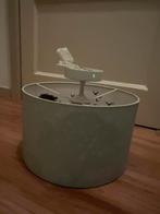 Mintgroene kinderlamp met dierenschaduwen, Rond, Ophalen of Verzenden, Zo goed als nieuw, Minder dan 25 cm