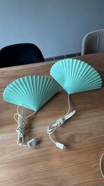 Set van 2 vintage keramieken wandlampen, Huis en Inrichting, Lampen | Wandlampen, Ophalen of Verzenden, Zo goed als nieuw