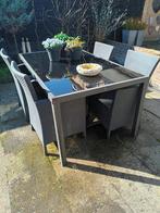Tuinset, Ophalen, 4 zitplaatsen, Gebruikt, Wicker
