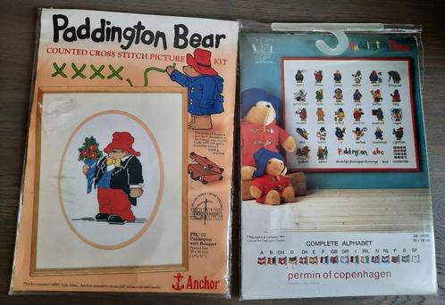 2 Paddington borduurpakketten, Hobby en Vrije tijd, Borduren en Borduurmachines, Nieuw, Borduurpakket, Handborduren, Ophalen of Verzenden