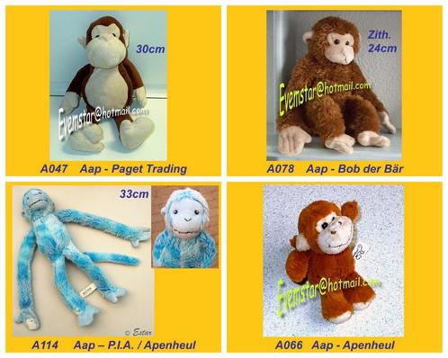 aap aapje Paget Trading Bob der Bar Pia Apenheul, Kinderen en Baby's, Speelgoed | Knuffels en Pluche, Zo goed als nieuw, Overige typen