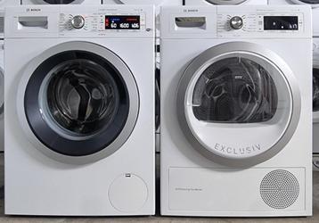 Bosch set 9Kg Wasmachine en Bosch 9Kg Warmtepompdroger. beschikbaar voor biedingen