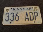 Kentekenplaat licenseplate Kansas State Seal USA, Auto's, Gebruikt, Ophalen of Verzenden