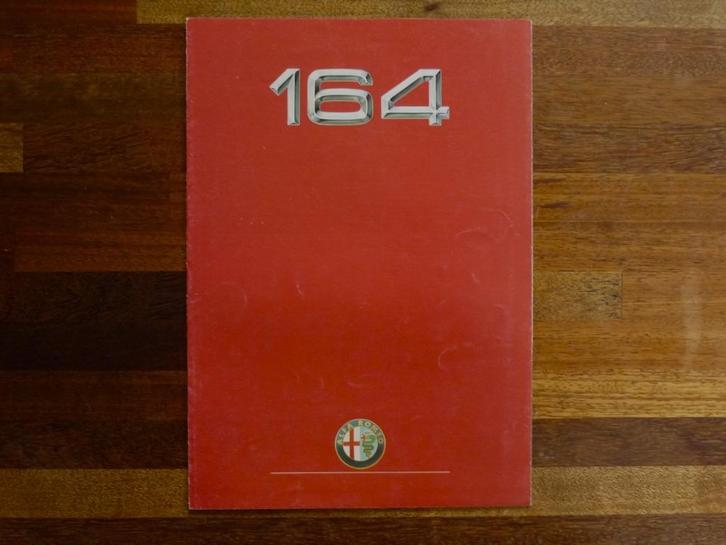 Alfa 164 (1988), Boeken, Auto's | Folders en Tijdschriften, Zo goed als nieuw, Alfa Romeo, Ophalen of Verzenden