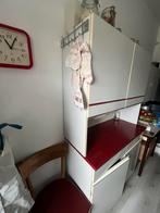 Vintage Keukenkast, Ophalen, Gebruikt, Wit, Overige typen