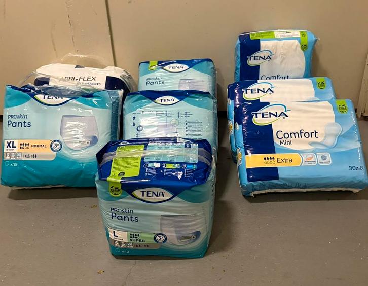 Tena Pro skin / comfort Xtra mini /Abena abri flex premium, Diversen, Verpleegmiddelen, Nieuw, Ophalen of Verzenden