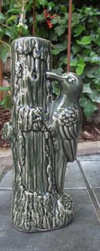 OPRUIMING - SPECHT AAN STAM - KERAMIEK VAN 9,95 NU 4,50, Ophalen of Verzenden, Nieuw, Vogel, Beeldje of Figuurtje