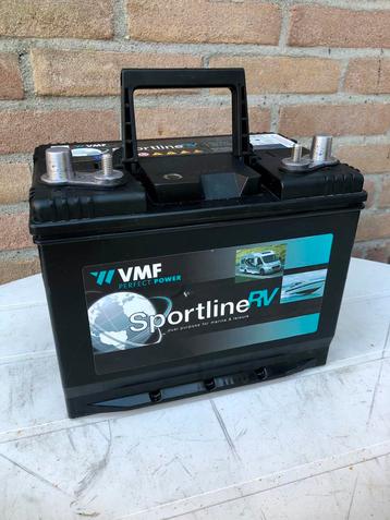 VMF accu 73 Ah/12V auto caravan getest 100% goede startaccu beschikbaar voor biedingen