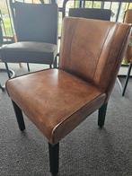 Stoel buffelleer cognac vintage opruiming, Huis en Inrichting, Stoelen, Ophalen of Verzenden, Nieuw, Bruin, Eén