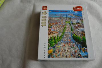 Puzzel: Barcelona 1000 stukjes King beschikbaar voor biedingen