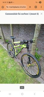 Cannondale fsi carbon 1 Maat S, Fietsen en Brommers, Fietsen | Mountainbikes en ATB, Gebruikt, Hardtail, 45 tot 49 cm, Dames