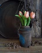 12063 P Oude Nepalese boterpot M, Antiek en Kunst, Verzenden