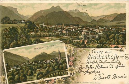 (379-163-009) Reichenhall Litho, Verzamelen, Ansichtkaarten | Buitenland, Duitsland, Verzenden