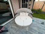 Tectake wicker zonne eiland santorini loungeset, Tuin en Terras, Ophalen, Zo goed als nieuw, Wicker