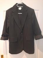 Oversized blazer van de h&m, Kleding | Dames, H&M, Verzenden, Zwart, Zo goed als nieuw
