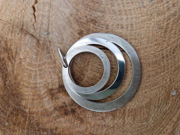 Zilveren hanger ketting, Sieraden, Tassen en Uiterlijk, Kettinghangers, Zo goed als nieuw, Zilver, Zilver, Ophalen of Verzenden