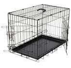 Zwarte hondenbench Adori, 62x44x50 cm, Dieren en Toebehoren, Ophalen, Zo goed als nieuw, Minder dan 65 cm