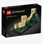 LEGO (2x) Architecture Chinese Muur 21041, Ophalen of Verzenden, Nieuw, Complete set, Lego