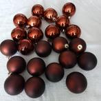 bruine kunststof kerstballen, Ophalen, Gebruikt