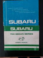 Subaru 700 Sedan Gebruiksaanwijzing en instructieboekje, Ophalen of Verzenden