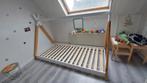 Kinderbed, Ophalen, 90 cm, Eenpersoons, Wit