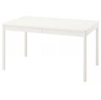 IKEA uitschuifbare eettafel - nieuw ongebruikt - wit, Huis en Inrichting, Tafels | Eettafels, Ophalen, 50 tot 100 cm, Vijf personen of meer