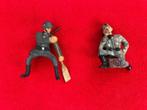 2 stuks Wehrmacht ww2 - figuurtjes, Verzenden, Duitsland