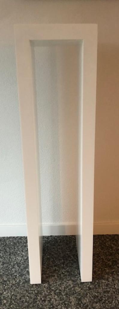 MAATWERK; WITTE ZUIL SOKKEL PILAAR KOLOM CONSOLE 107, Huis en Inrichting, Woonaccessoires | Zuilen en Pilaren, Nieuw, Ophalen of Verzenden