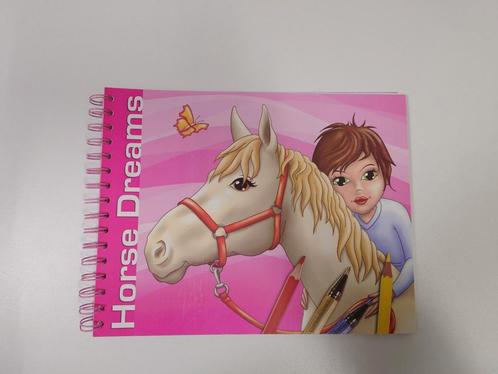Topmodel Top Model kleurboek tekenboek Horse Dreams paarden, Hobby en Vrije tijd, Tekenen, Ophalen of Verzenden