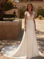 Een prachtige A-lijn trouwjurk - NIEUW, Ophalen, Trouwjurk, Wit, Trouwjurken en Zo