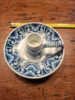 Delfts Blauw Kaarshouder met Handvat, Antiek en Kunst, Antiek | Kandelaars, Ophalen