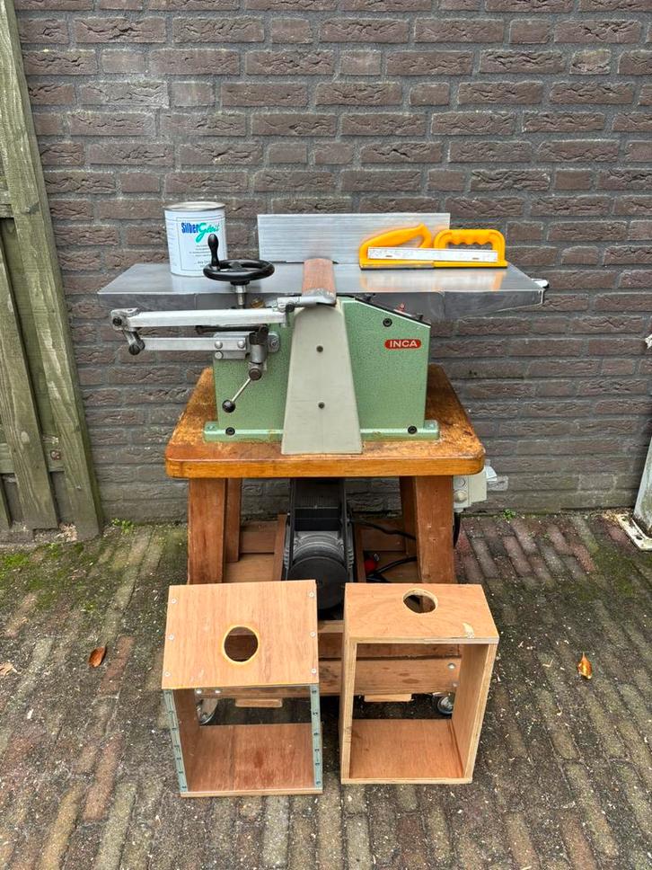 Inca vlakbank en vandiktebank, Doe-het-zelf en Verbouw, Schaafmachines, Gebruikt, Elektrisch, Ophalen