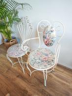 2 Franse bistro stoeltjes, Ophalen, Zo goed als nieuw, Overige materialen, 2 zitplaatsen