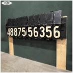 Oud scorebord van kegelbaan Bors Cijferbord, Ophalen