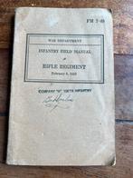 WO2 Amerikaans voorschrift rifle regiment 108th infantry reg, Verzamelen, Militaria | Tweede Wereldoorlog, Amerika, Verzenden