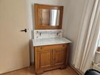 Vintage kast met marmer blad en spiegel, Ophalen
