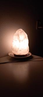 Himalaya zoutsteen lamp wit, Huis en Inrichting, Ophalen, Nieuw, Minder dan 50 cm