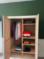 (Kinder) Kledingkast wit hout, Huis en Inrichting, Ophalen, Met plank(en), Gebruikt, 100 tot 150 cm
