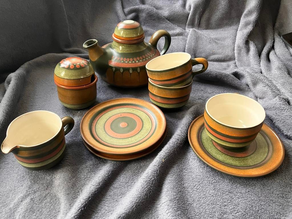 Vintage KMK Kupfermühle 'Lima koffie/theeservies, Antiek en Kunst, Antiek | Servies compleet, Ophalen of Verzenden