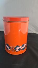 Brabantia voorraad blik oranje van kleur, Ophalen of Verzenden, Minder dan 50 cm