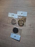 Nieuwe quiges ketting munt houder 90cm + 2 wisselbare munten, Ophalen of Verzenden, Nieuw, Zilver, Overige materialen