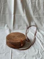 Rotan gevlochten rond tasje uit Bali 20 ø cm diepte 7 cm, Ophalen of Verzenden, Zo goed als nieuw